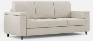 Divano 3 Posti 208x85x85 cm Marrak in Tessuto Latte