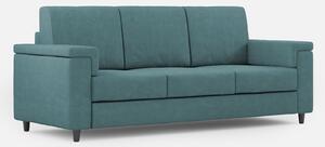 Divano 3 Posti 208x85x85 cm Marrak in Tessuto Petrolio