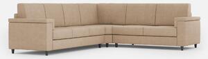 Divano Angolare 6 Posti 286x226x85 cm Marrak in Tessuto Beige