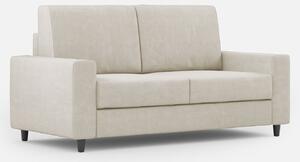 Divano 2 Posti 148x85x85 cm Sakar in Tessuto Latte