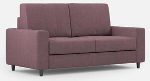 Divano 2 Posti 148x85x85 cm Sakar in Tessuto Prugna