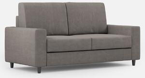 Divano 2 Posti 148x85x85 cm Sakar in Tessuto Grigio