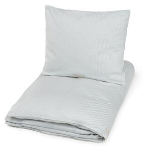 Set copripiumino e federa da bambini azzurro in cotone organico per letto singolo 140x200 cm Classic Stripes Blue – Cam Cam Copenhagen
