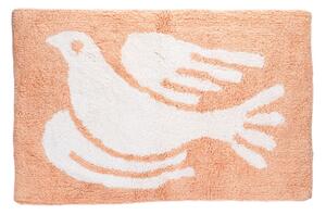 Tappetino per il bagno color pesca 50x80 cm White Dove – Rex London