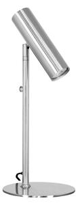 Lampada da tavolo argentata in acciaio (altezza totale 47 cm) Paris – House Nordic