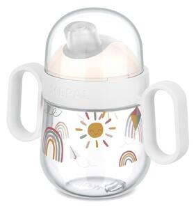Tazza per bambini beige in plastica 200 ml Sunshine & Rainbow – Mepal