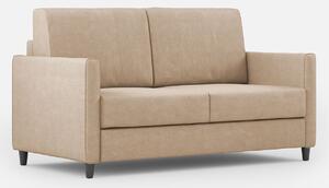 Divano 2 Posti 138x85x85 cm Karay in Tessuto Beige