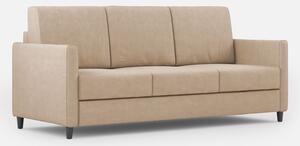 Divano 3 Posti 198x85x85 cm Karay in Tessuto Beige