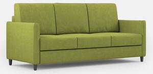 Divano 3 Posti 198x85x85 cm Karay in Tessuto Verde
