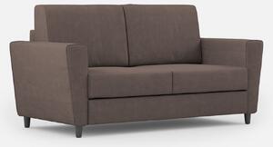 Divano 2 Posti 152x85x85 cm Yasel in Tessuto Talpa