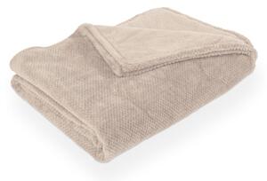 Coperta grigio tortora in micropile 150x200 cm Pippa – Tiseco Home Studio