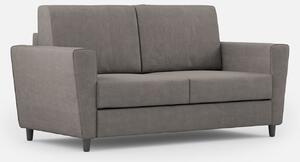 Divano 2 Posti 152x85x85 cm Yasel in Tessuto Grigio