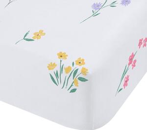 Lenzuolo con angoli per bambini bianco per culla 70x140 cm Bunny Tails Ditsy Flowers – Catherine Lansfield