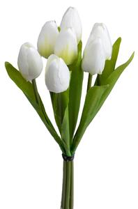 Set 3 Mazzi di 7 Tulipani Artificiali Altezza 37 cm