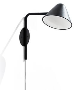 Applique a LED 30x27,5xH15 cm in Metallo Antares Nero