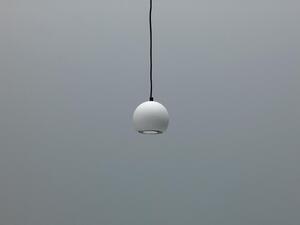 Lampada a Sospensione Ø12xH12 cm in Metallo Tenis Grigio