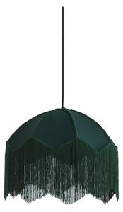 Lampadario in colore petrolio con paralume in tessuto ø 40 cm Malacia - Light & Living