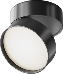 Plafoniera a LED Maytoni ONDA, nera, 18 W, bianco neutro, IP20, alluminio