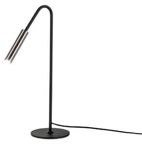 Lampada da Tavolo a LED 17x17xH56 cm in Metallo Vega Nero