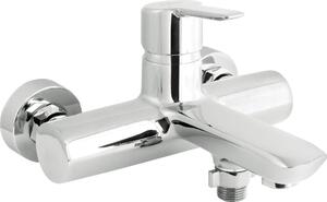 Wall-mounted bathtub mixer with 1 handle