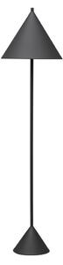 Lampada da Terra Ø40xH156 cm in Metallo Indi Nero