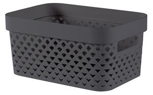 Scatola grigio scuro in plastica 26x17,5x12 cm Pure – Curver