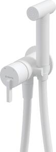 Concealed bidet mixer with bidetta receiver