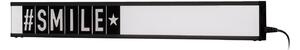 Lampada da Tavolo a LED 3x80xH10 cm in Metallo Ciak Nero