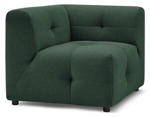 Chaise longue verde scuro (con penisola a sinistra) Kleber – Bobochic Paris