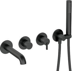 4-hole concealed bathtub mixer