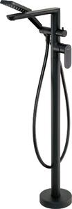 Freestanding bathtub mixer with shower set