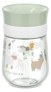 Tazza per bambini verde chiaro in plastica 300 ml Little Farm by Little Dutch – Mepal