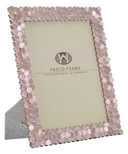 Cornice Pinky 25,7x1,9x30,7 cm in Poliresina e Vetro
