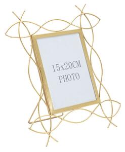 Cornice Iron Glam X 29,5x1,4x32 cm in Ferro e Vetro