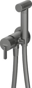 Concealed bidet mixer with bidetta shower head