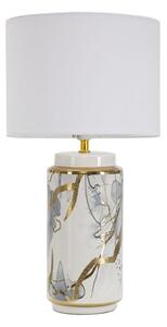 Lampada da Tavolo Glam Abstract Black Ø 25x48 cm in Ceramica e Poliestere