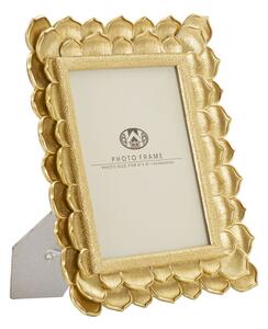 Cornice Petal 25x2,5x30 cm in Poliresina e Vetro