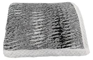 Coperta nera in sherpa 150x200 cm Marble – My House