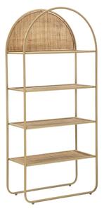 Libreria Panama Round 80x40x180 cm in Rattan