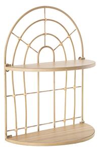 Mensola Doppia Arch 34,5x18x45,5 cm in Rattan