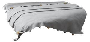 Copriletto grigio in vello 150x200 cm Pom Pom – Mijolnir