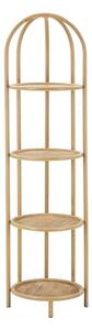 Libreria Angolare Panama 40x38x150 cm in Rattan