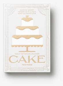 Set di forchettine da dolci bianco/argentato in acciaio inox The Essentials Cake Tools – Printworks