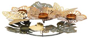 Porta Candela Shine 1 45x42,5x6,5 cm in Ferro