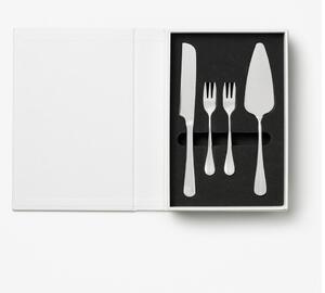Set di forchettine da dolci bianco/argentato in acciaio inox The Essentials Cake Tools – Printworks