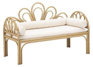 Panca Panama Con Cuscini 130x60x90cm cm in Ferro e Poliestere