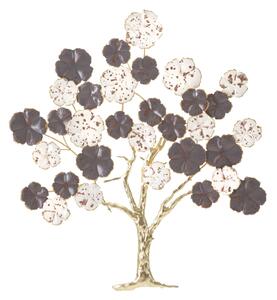 Pannello da Muro Albero Purpy 73,7x5x80 cm in Ferro