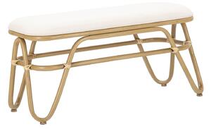 Panca Panama 100x40x50 cm in Ferro e Poliestere