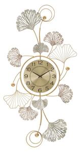 Pannello da Muro Leavy con Orologio 52,5x3,5x102 cm in Ferro