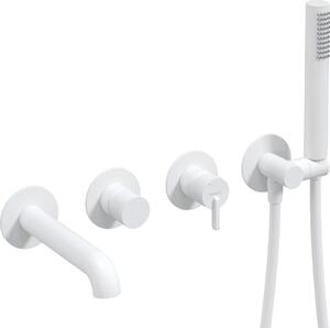 Concealed 4-hole bathtub mixer